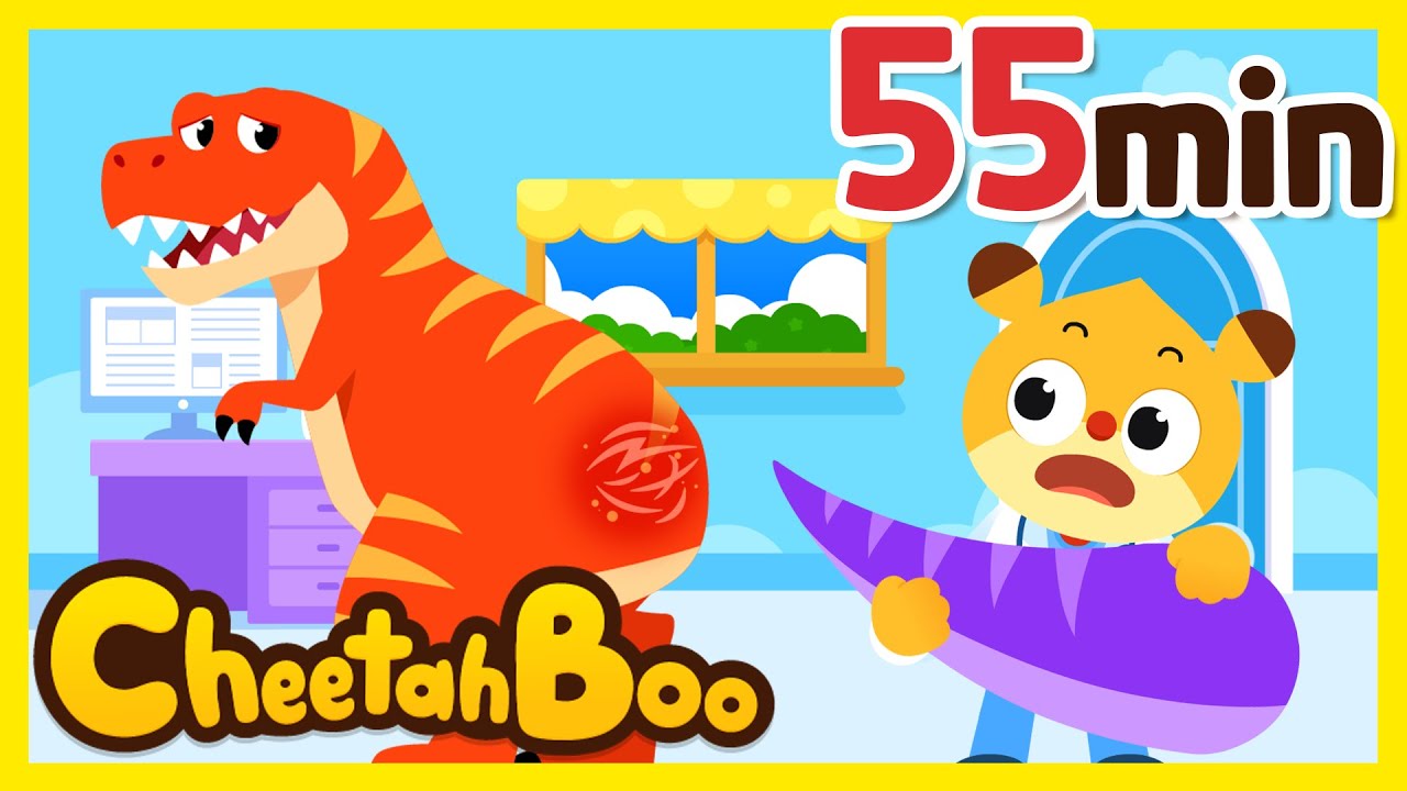 Tyrannosaurus tail's gone🦖| Dinosaur Hospital Compilation | Dinosaurs for kids | #Cheetahboo