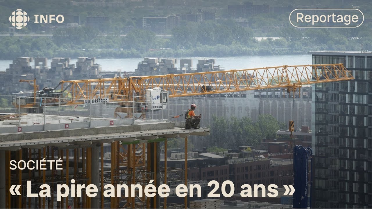 Logements : très peu de mises en chantier à Montréal en 2024
