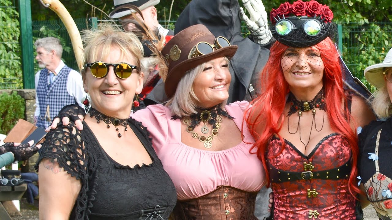 Haworth Steampunk Weekend 2023. Victorian Fashion+Tech. SELECT HD. Amazing Costumes. HD Vid+Photos B