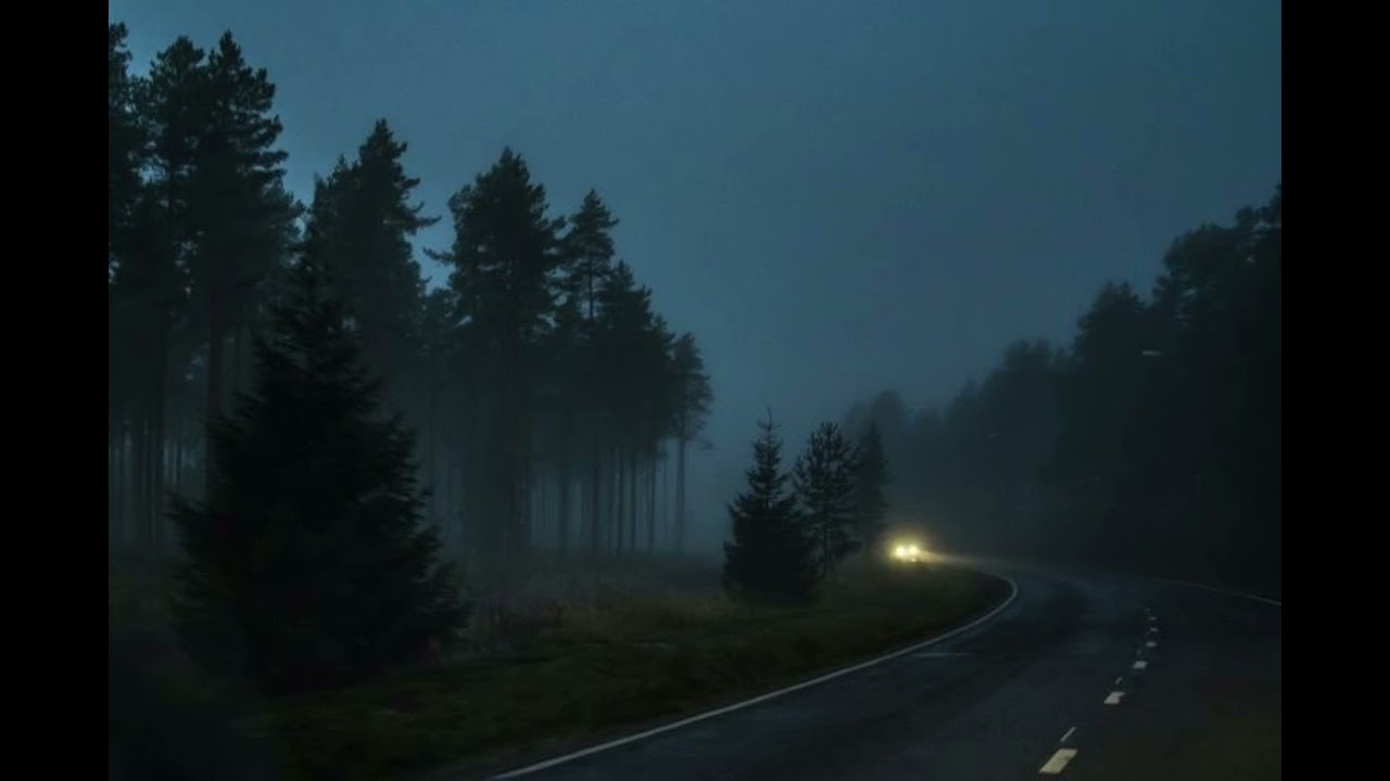 dark foggy nights.