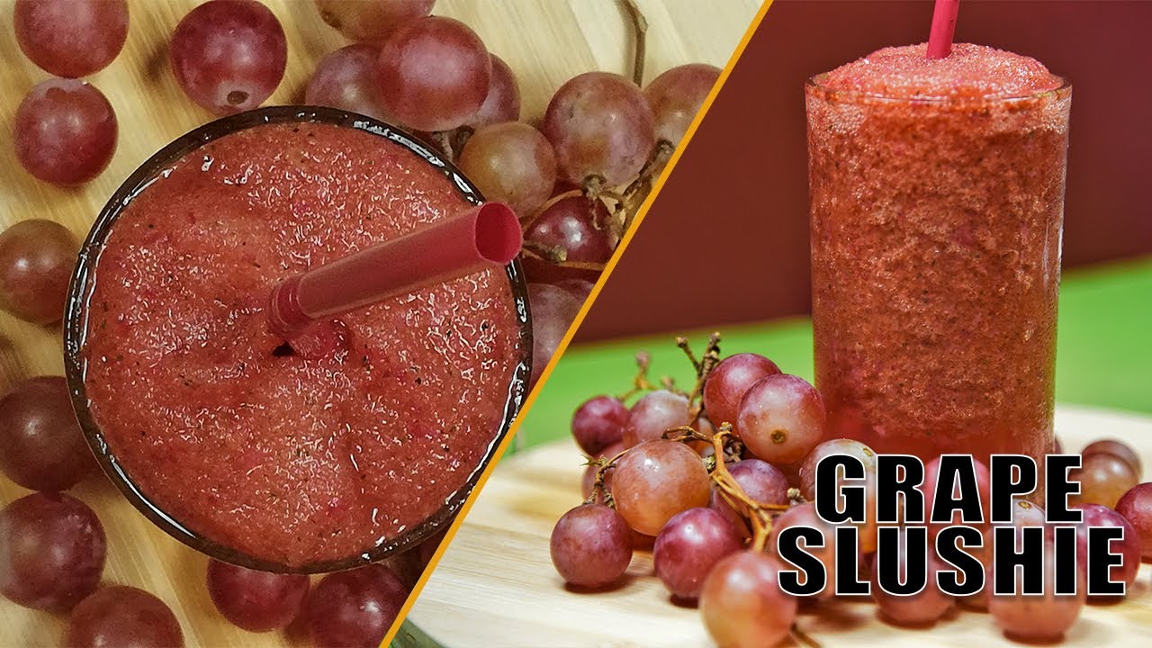 Grape Slushie | How To Make Grape Slushie | Slush Recipe by Liquid Lounge.