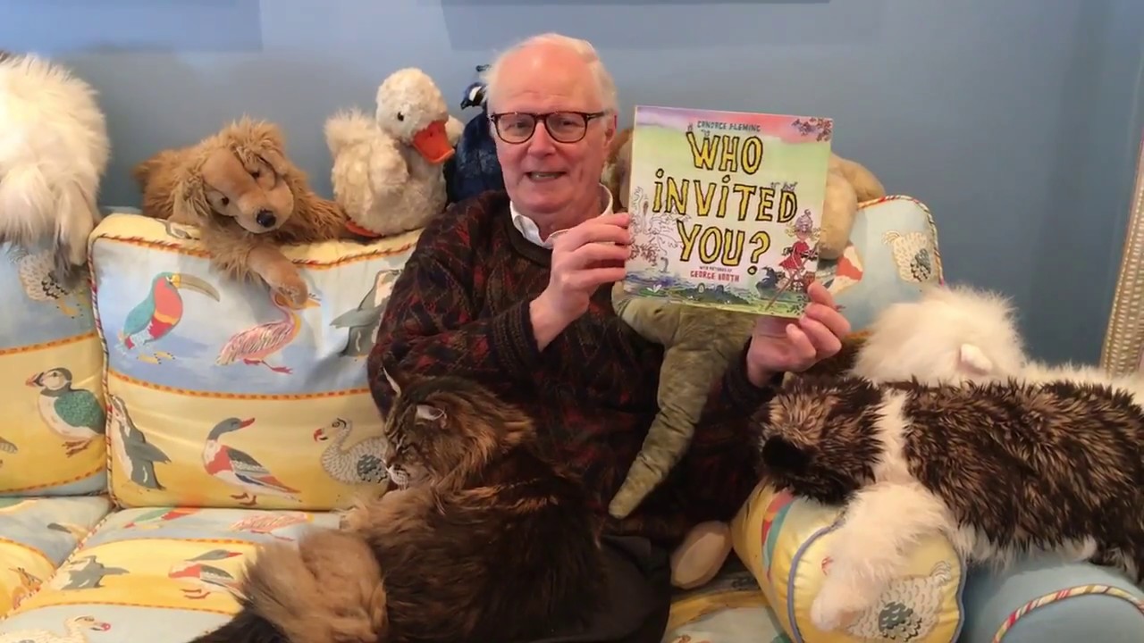 Who Invited You? by Candace Fleming, illustrated by George Booth and read by Nicholas Hoare