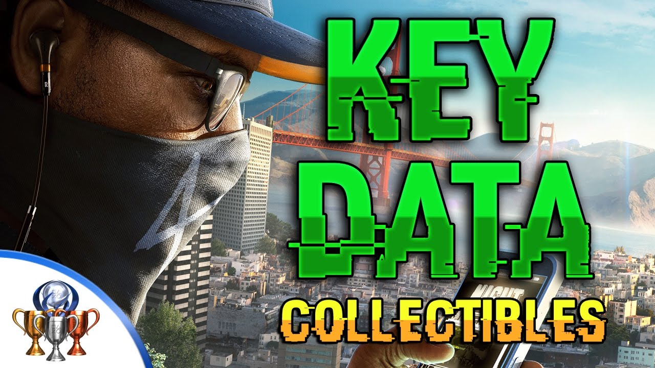 Watch Dogs 2 Key Data Locations - All 24 Key Data Collectibles (Research Trophy & Achievement)