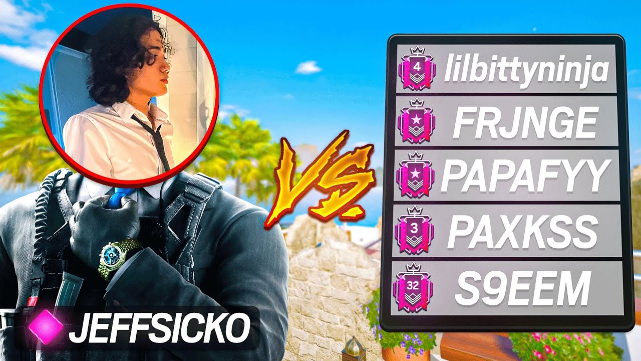 I PLAYED VS THE #1 AND #2 RANKED PLAYERS IN THE WORLD. (CRAZY 1-3 COMEBACK) - Rainbow Six Siege 