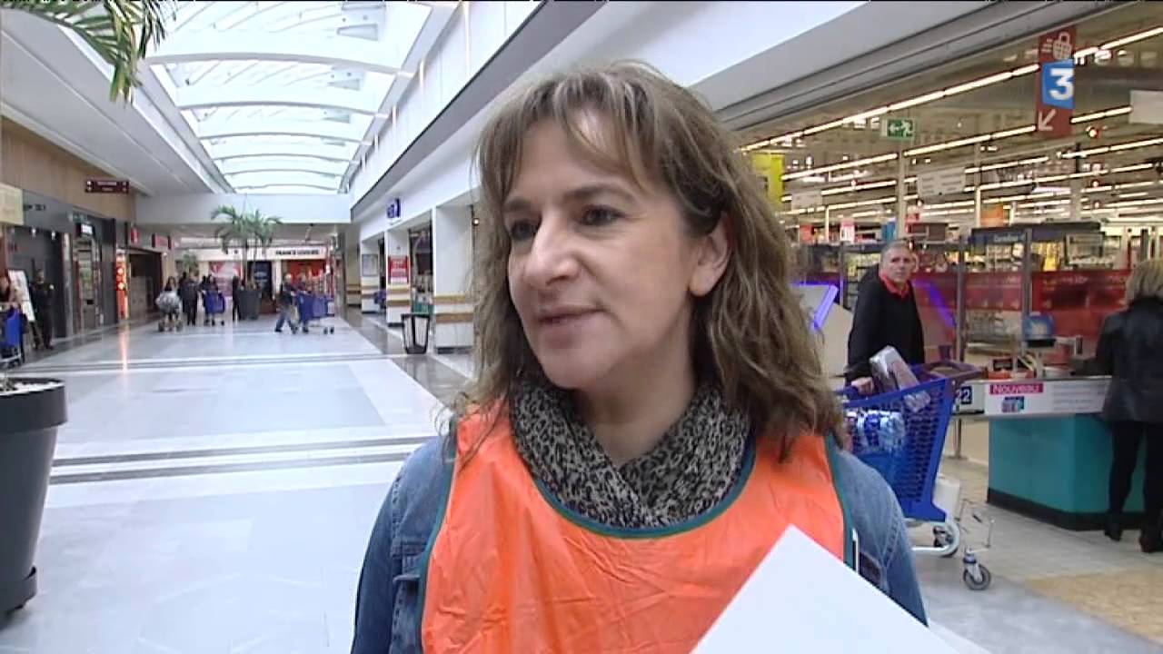 Mobilisation des salari&eacute;s Carrefour M&eacute;rignac