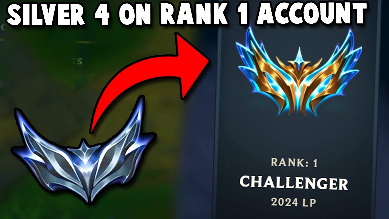 Putting a Silver Player on a Rank 1 Challenger Account