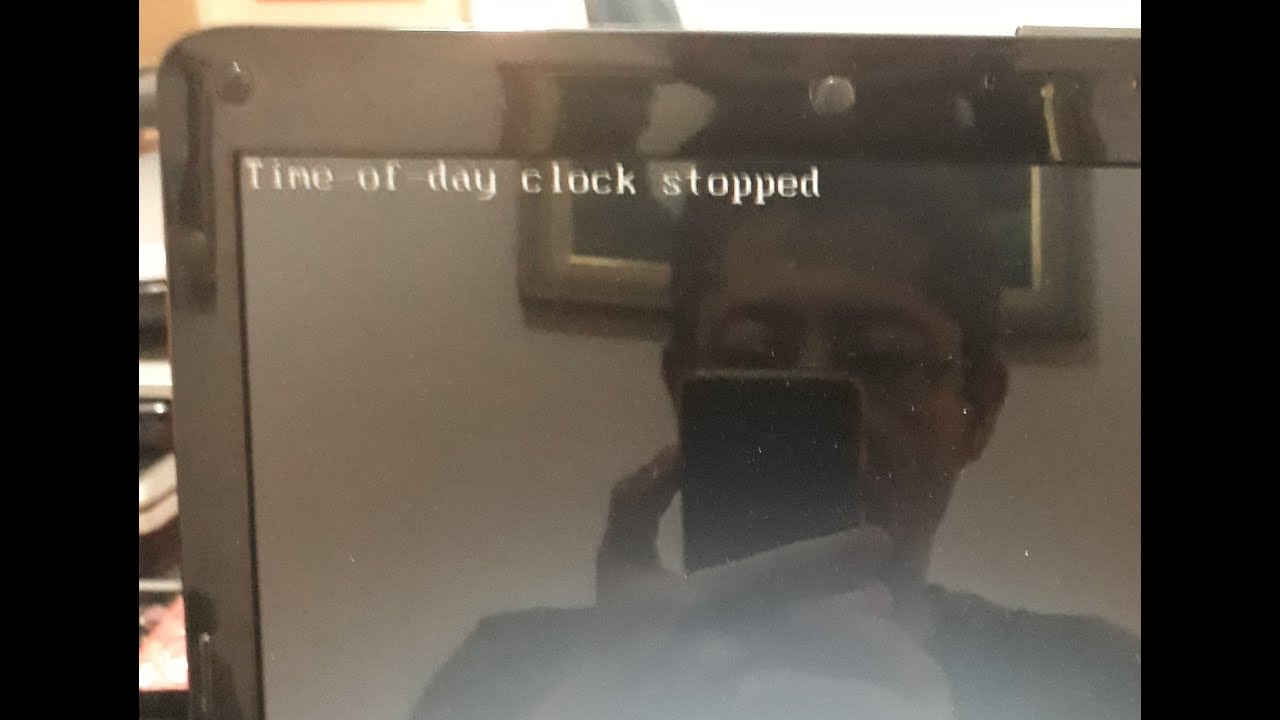 Time of day clock stopped. Como corrigir este erro e desmontar notebook Dell Inspiron 1545 part01.