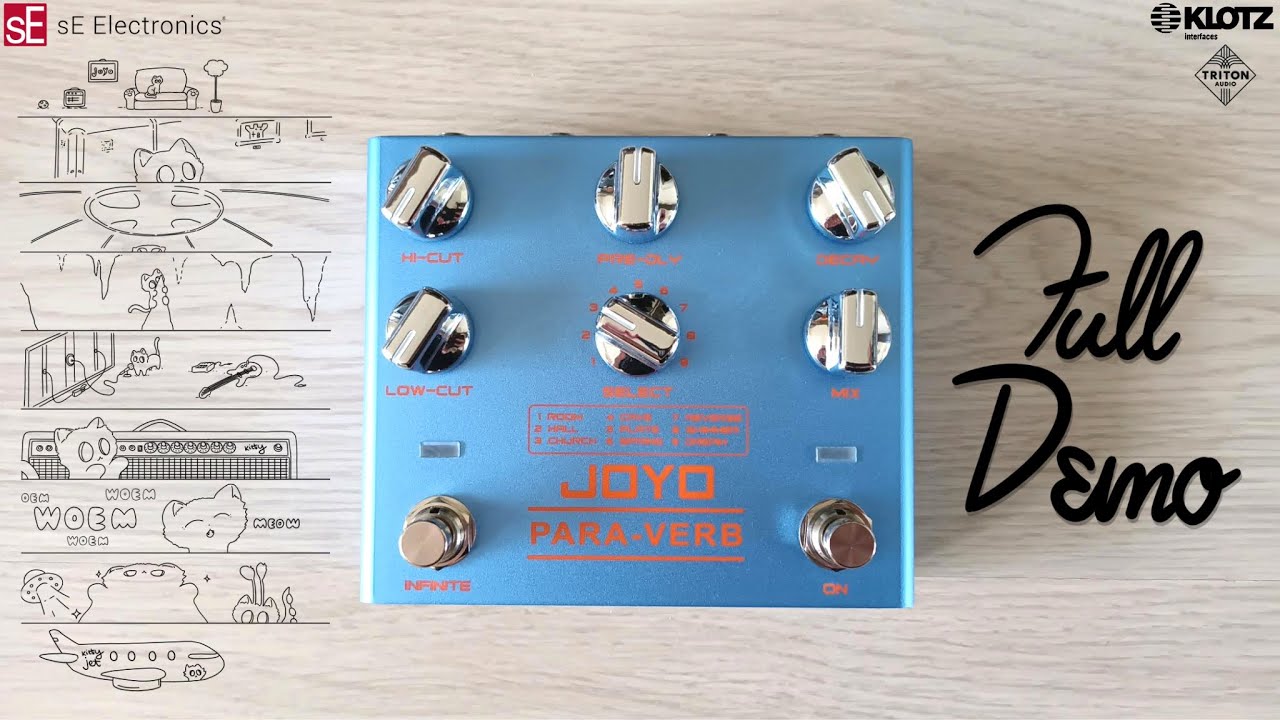 Joyo R-31 Para-Verb DEMO + REVIEW | Strymon Bigsky KILLER? | Guitar, Bass, Kalimba & FULL Stereo JAM