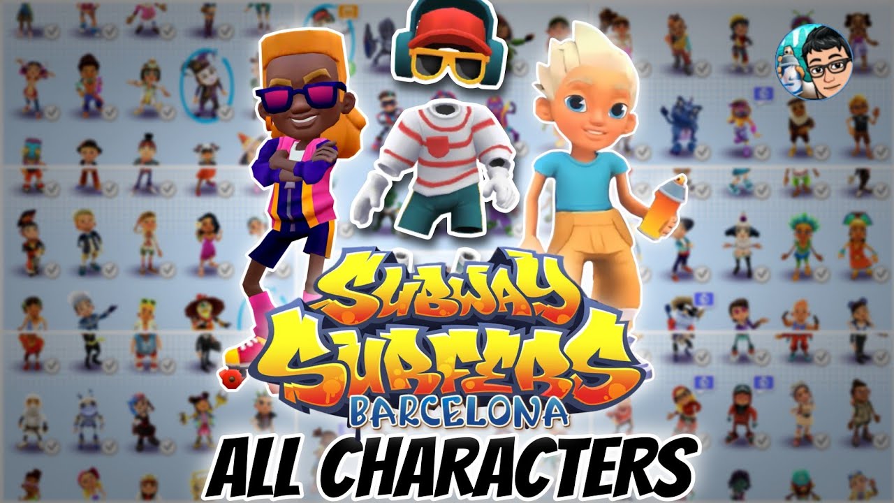 SUBWAY SURFERS TODOS LOS PERSONAJES 2023 ( ALL CHARACTERS 3.8.0)