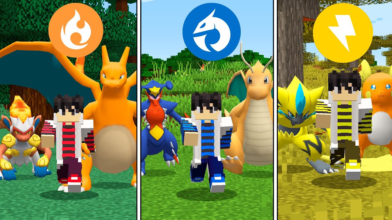 TIPOS decidem meus Pok&eacute;mons no Minecraft Pixelmon!
