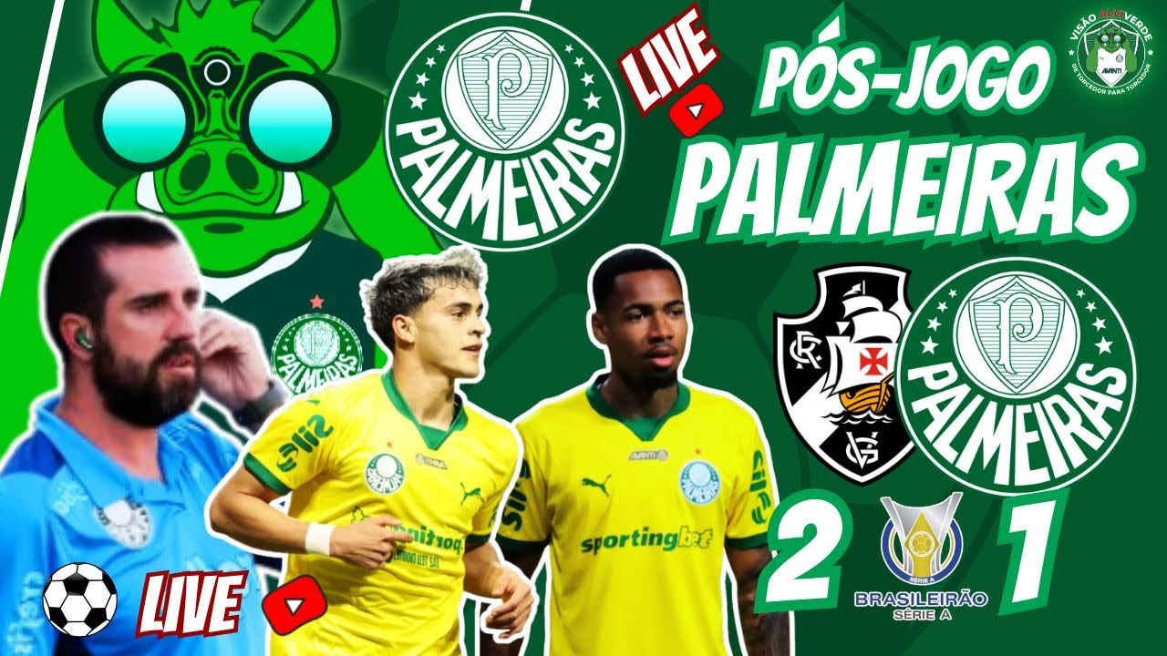 🚨#AOVIVO - PEGA A VISÃO: PÓS-JOGO VASCO 2X1 PALMEIRAS | COLETIVA | NOTÍCIAS DO VERDÃO