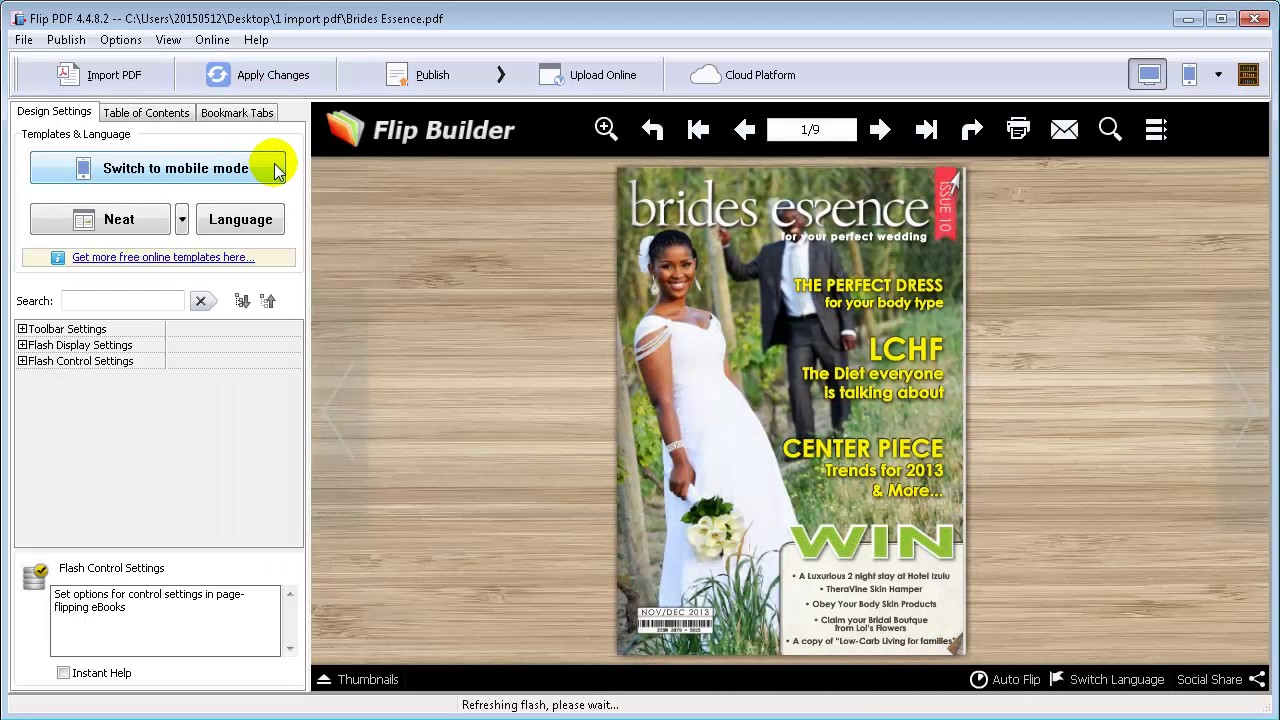 Flip PDF - Convert PDF to Page Flipping eBook