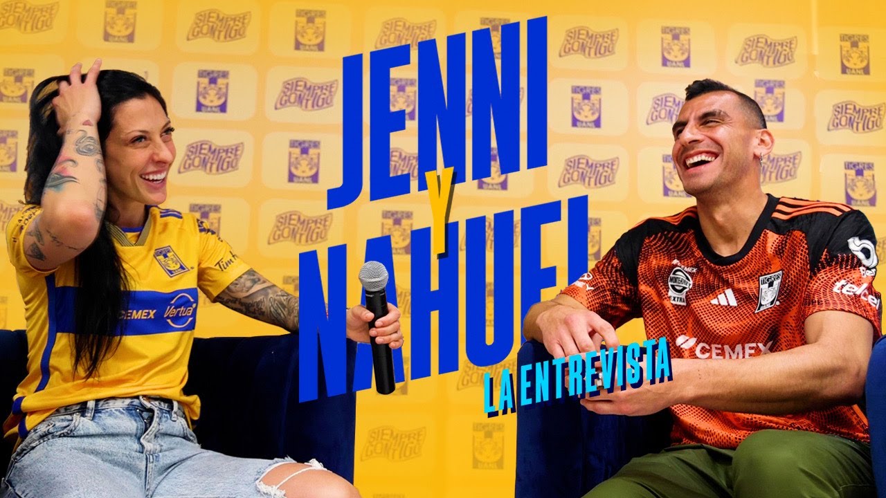 🐯🎙 ¡Nahuel toma el micrófono y entrevista a Jenni Hermoso! 😍