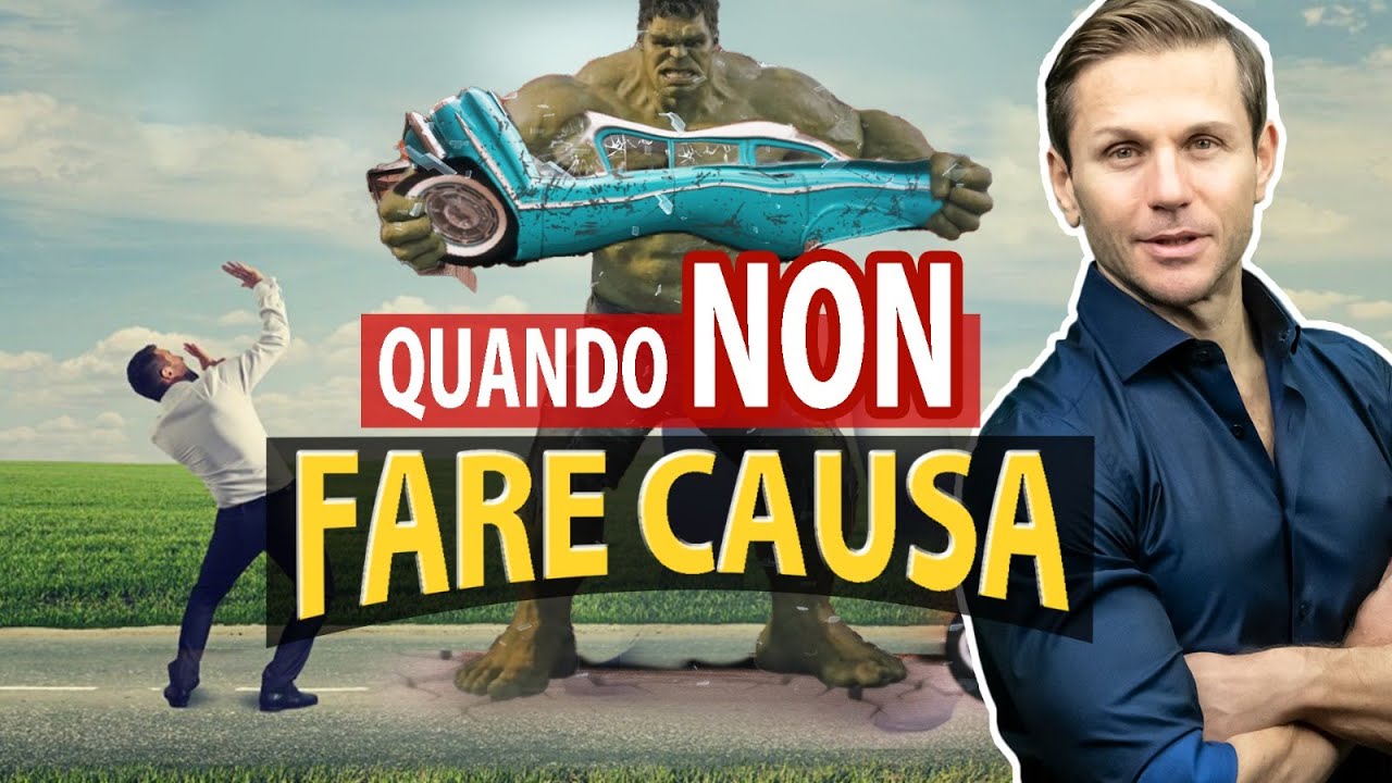 Quando NON conviene FARE CAUSA? | Avv. Angelo Greco