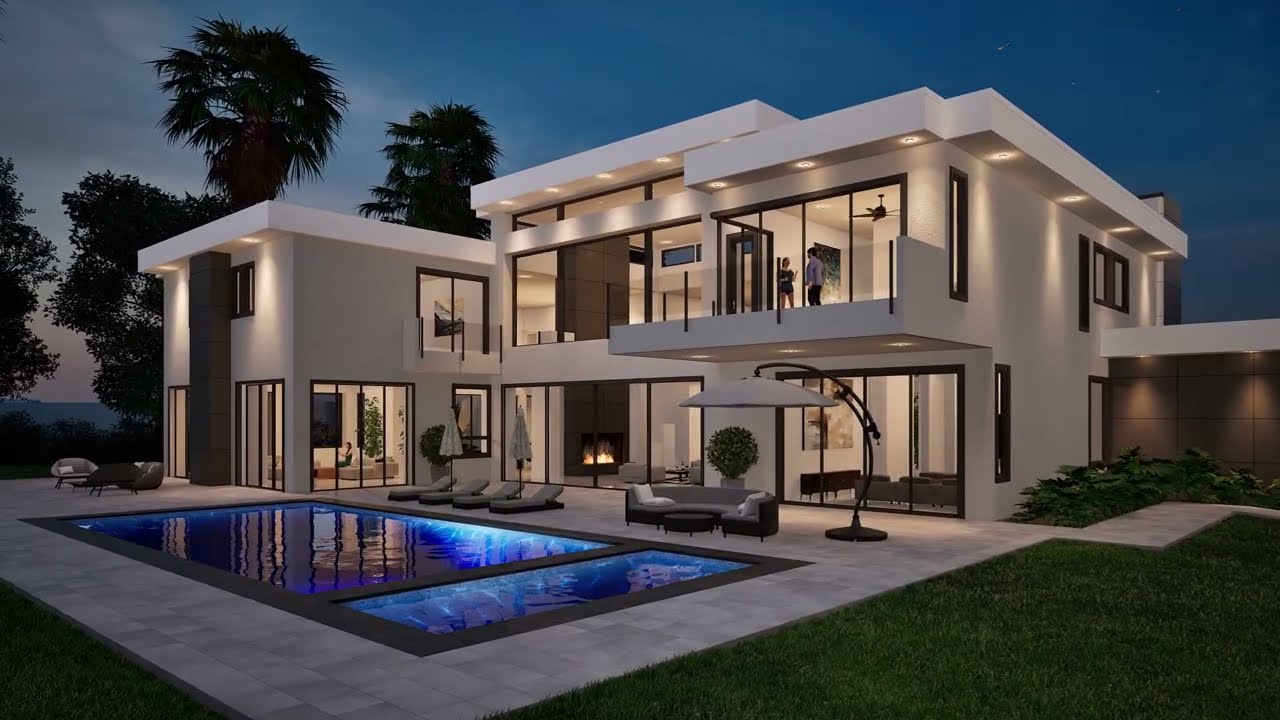 Residential - Exterior Animation - Day to Night