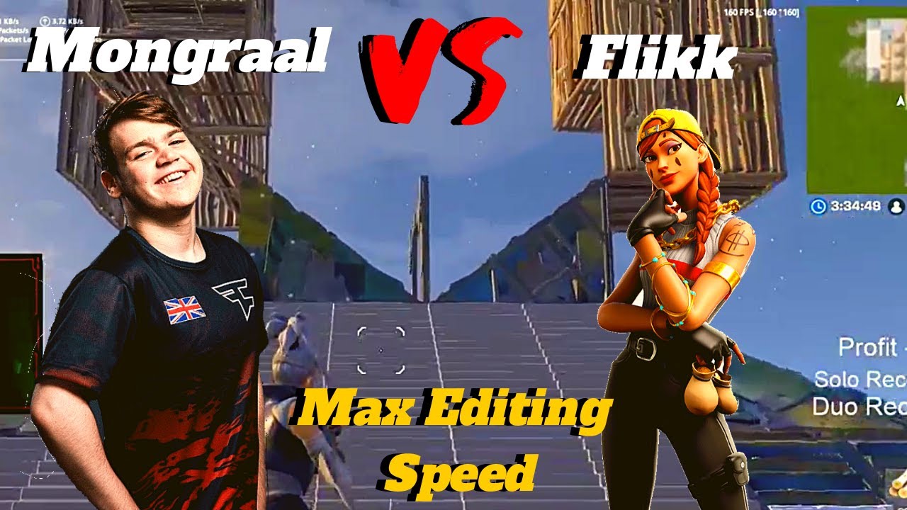 Faze Mongraal Vs Wave Flikk (Maximum Editing Speed) - Fortnite Champ