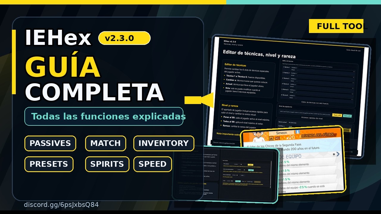 IEHex , Save Editor Inazuma Eleven Victory Road , explicaci&oacute;n completa.