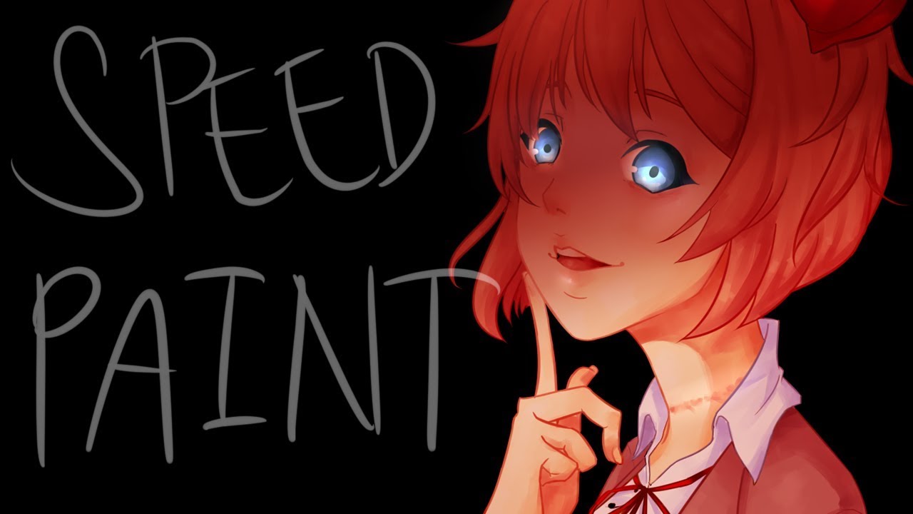 Doki Doki LIterature Club! // Sayori Speedpaint
