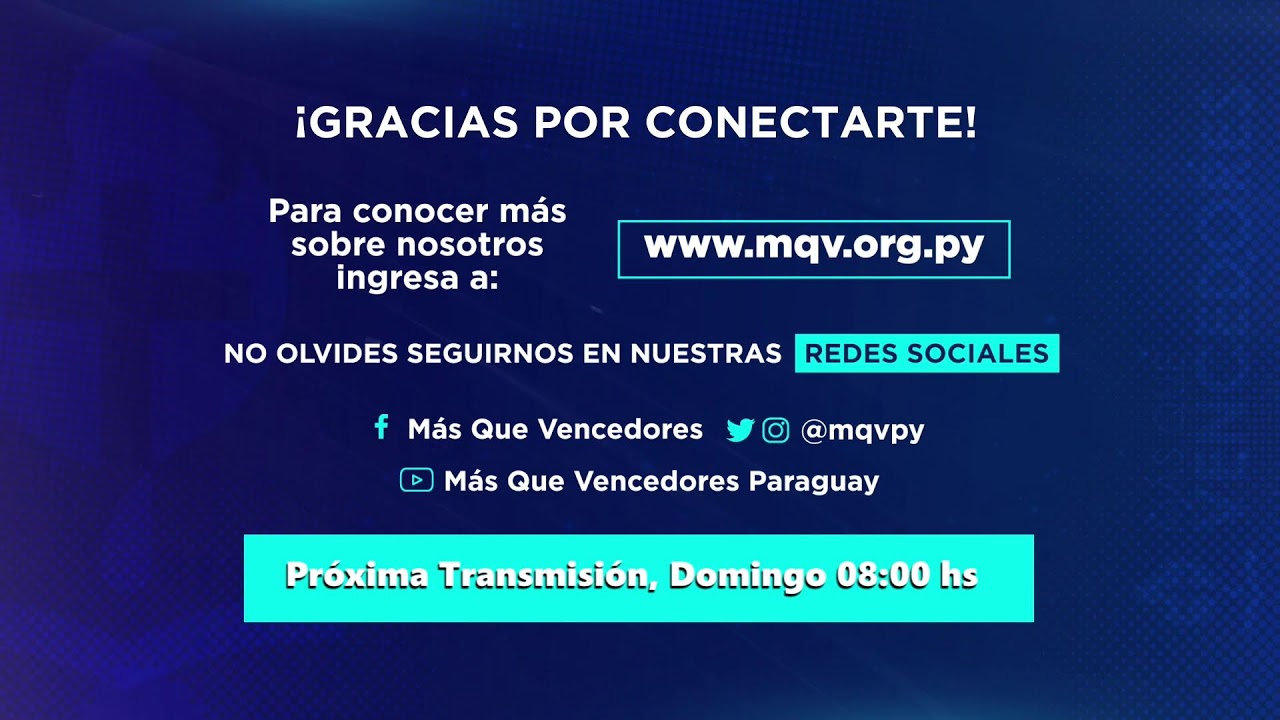 MQV en Vivo - Servicio Semanal | 30-01-26 | 19:30hs