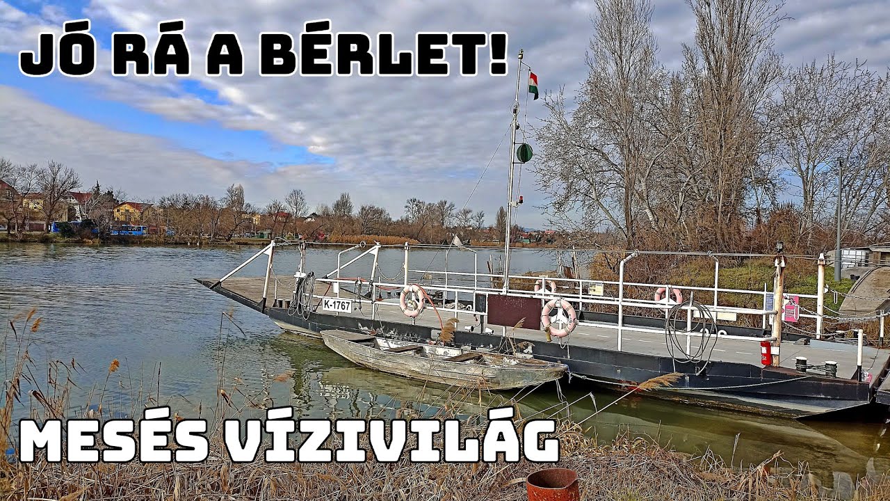 BUDAPEST EGYETLEN KOMPJÁVAL KELTÜNK ÁT a legkisebb szigetre * 🛳️⚓🗾 * Elektromos, és drótkötélen megy