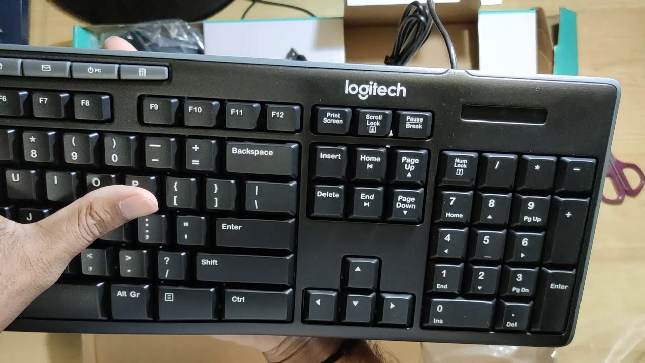 Unboxing- Logitech media combo MK200 keyboard & mouse - (No Audio)