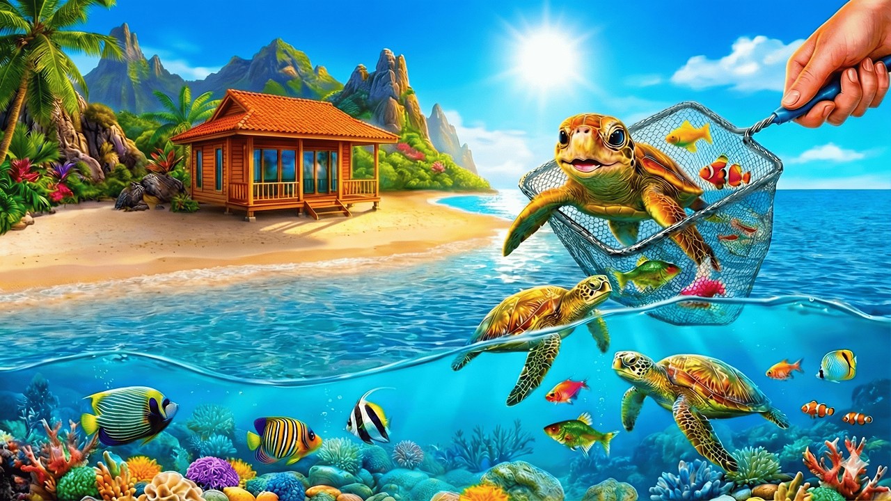 Chúng Mình Xây Hồ Cá (Aquarium) Cho Cá Và Rùa!