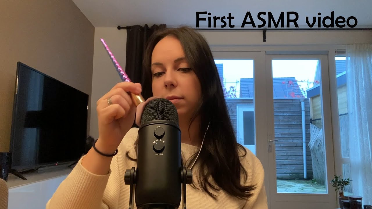 TRYING ASMR FOR THE FIRST TIME!