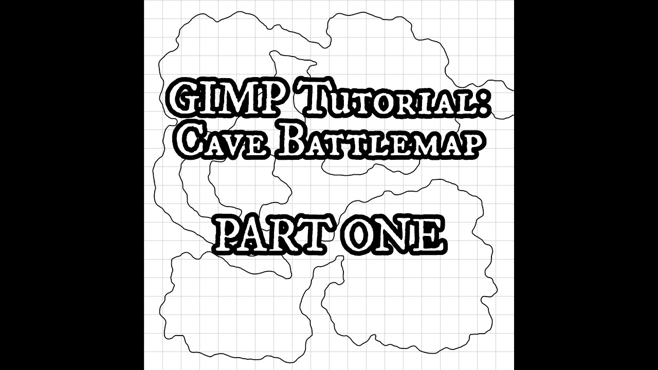 GIMP Tutorial - Cave Battlemap pt. 1