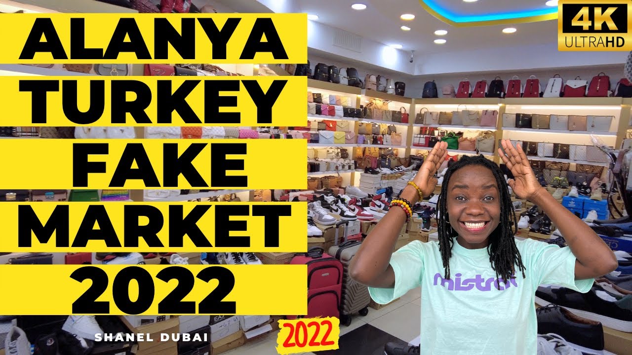 [4K] Alanya, Turkey - Fake Market 2022