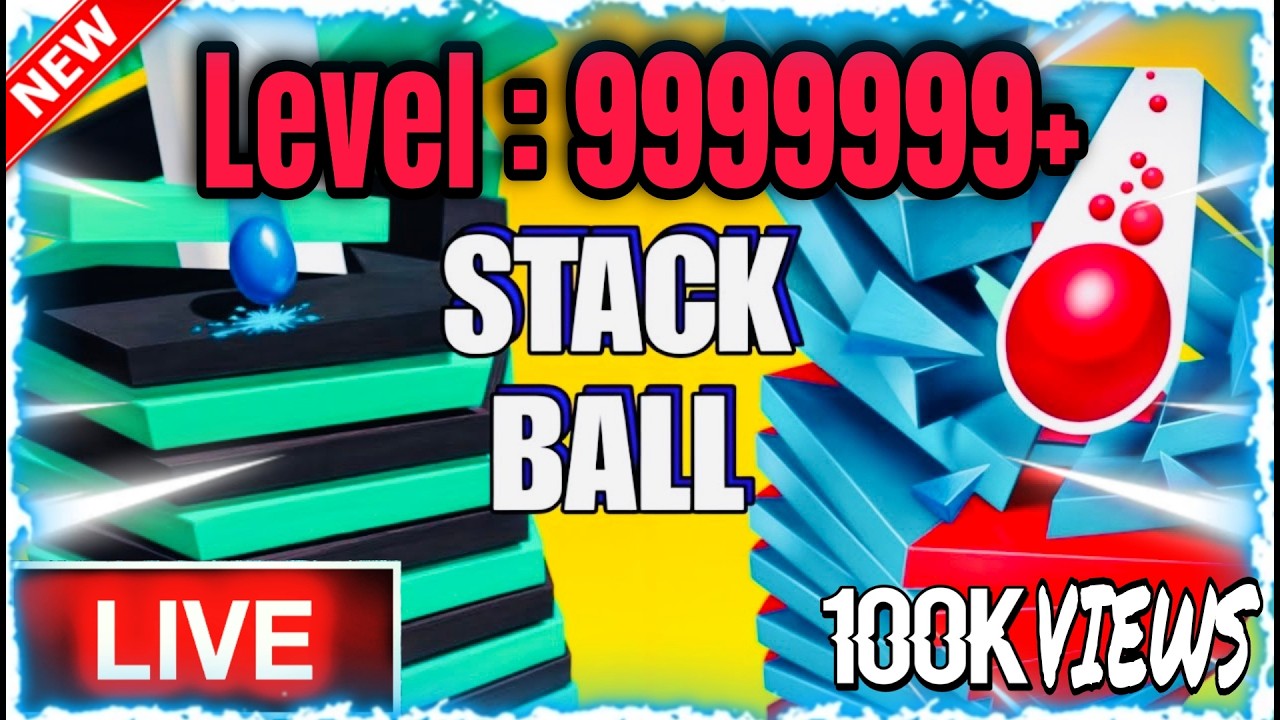 Stack Ball Live (Level - 99999+) || Part 03🔴🎮 #live #stackballlive #shortslive