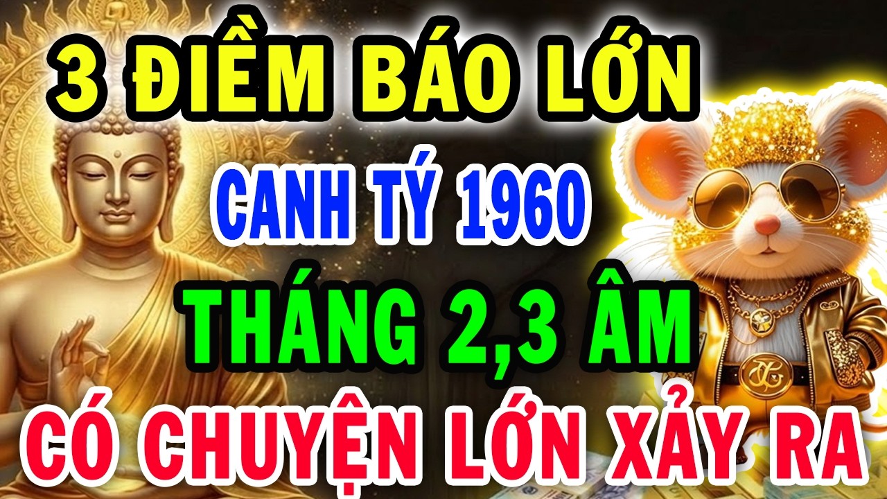 Chắc Chắn Điều Này Sẽ Xảy Ra Với Canh Tý 1960 Trong 2 Tháng Tới, 3 Cảnh Báo Đáng Sợ Chỉ Tôi Dám Nói