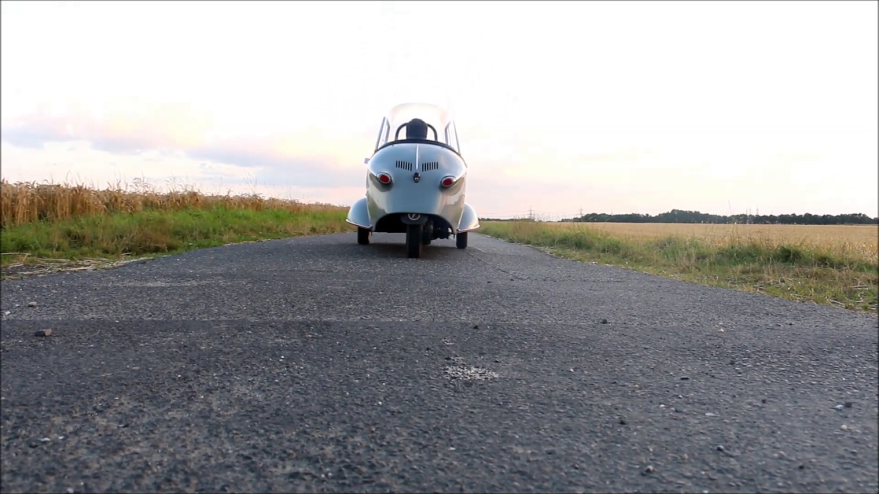 Messerschmitt Kabinenroller KR 175 Testfahrt Test Drive