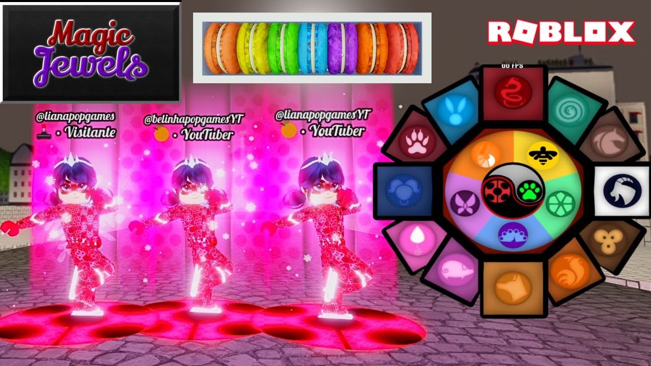TRANSFORMAÇÕES DA LADYBUG NO MAGIC JEWELS!! - Roblox