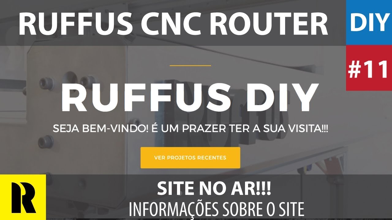 PRO CNC Caseira com Arduino - Site no Ar (Ruffus DIY)