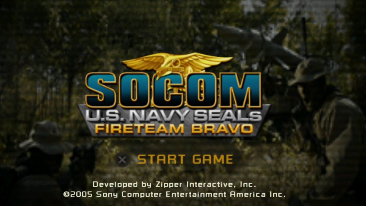 SOCOM U.S. NAVY SEALS FIRETEAM BRAVO (PPSSPP) GAMEPLAY #1