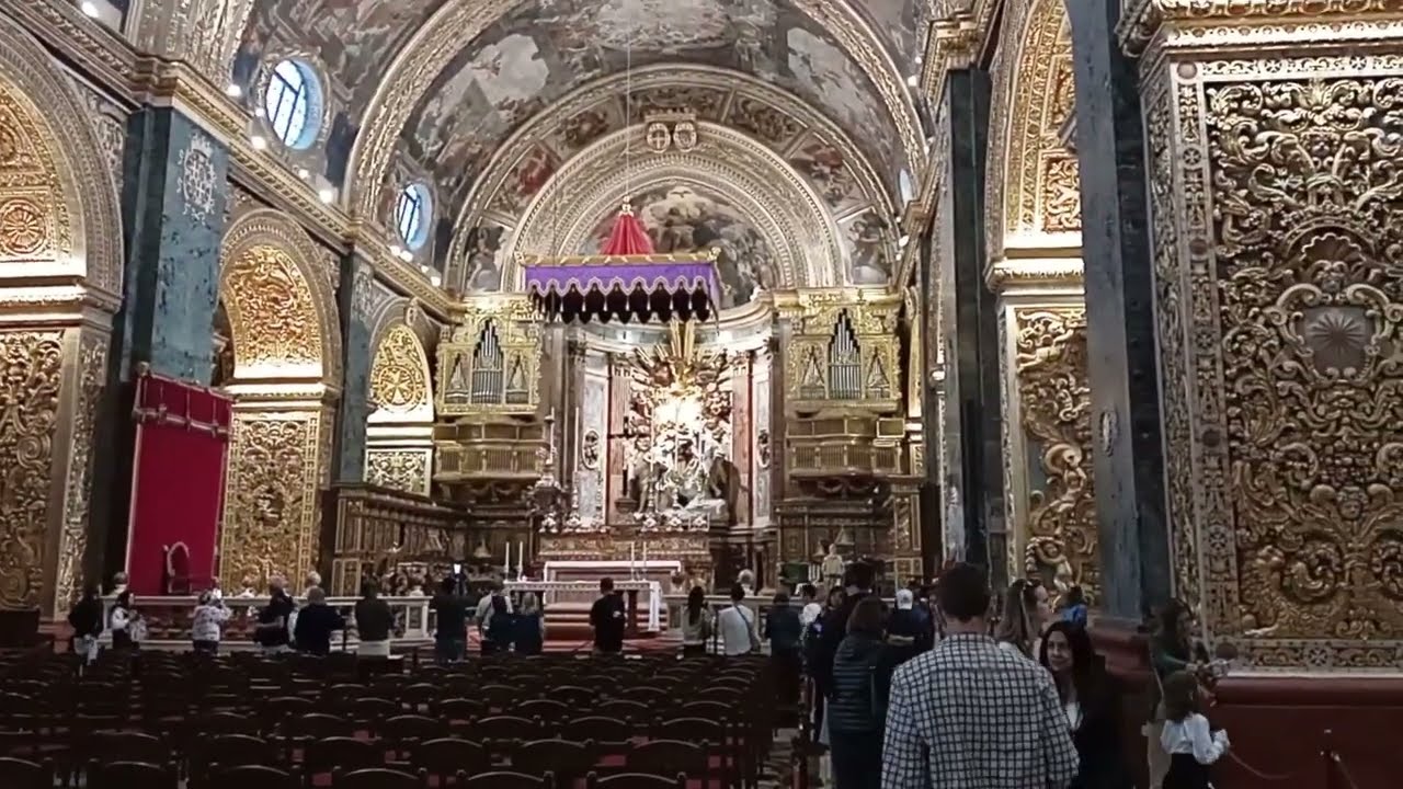 Malta - Konkatedra św. Jana w Valletcie