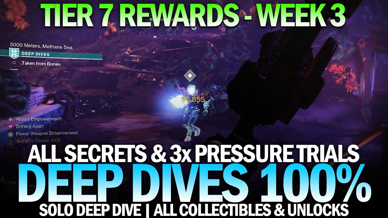 Deep Dive 100% Completion - All Secrets, Collectibles, 3x Pressure Trials & Tier 7 Rewards (Week 3)