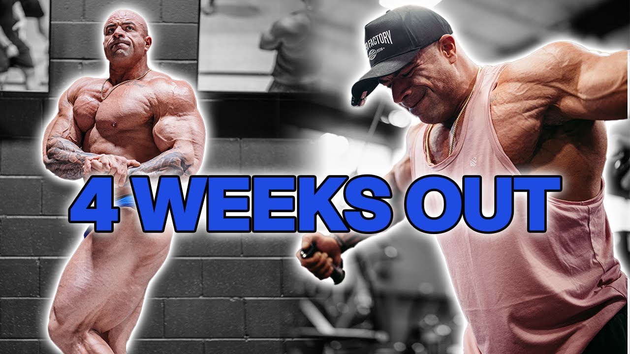 4 WEEKS OUT GERMANY PRO | Chest, Biceps & Posing Session With Antoine & Dorian