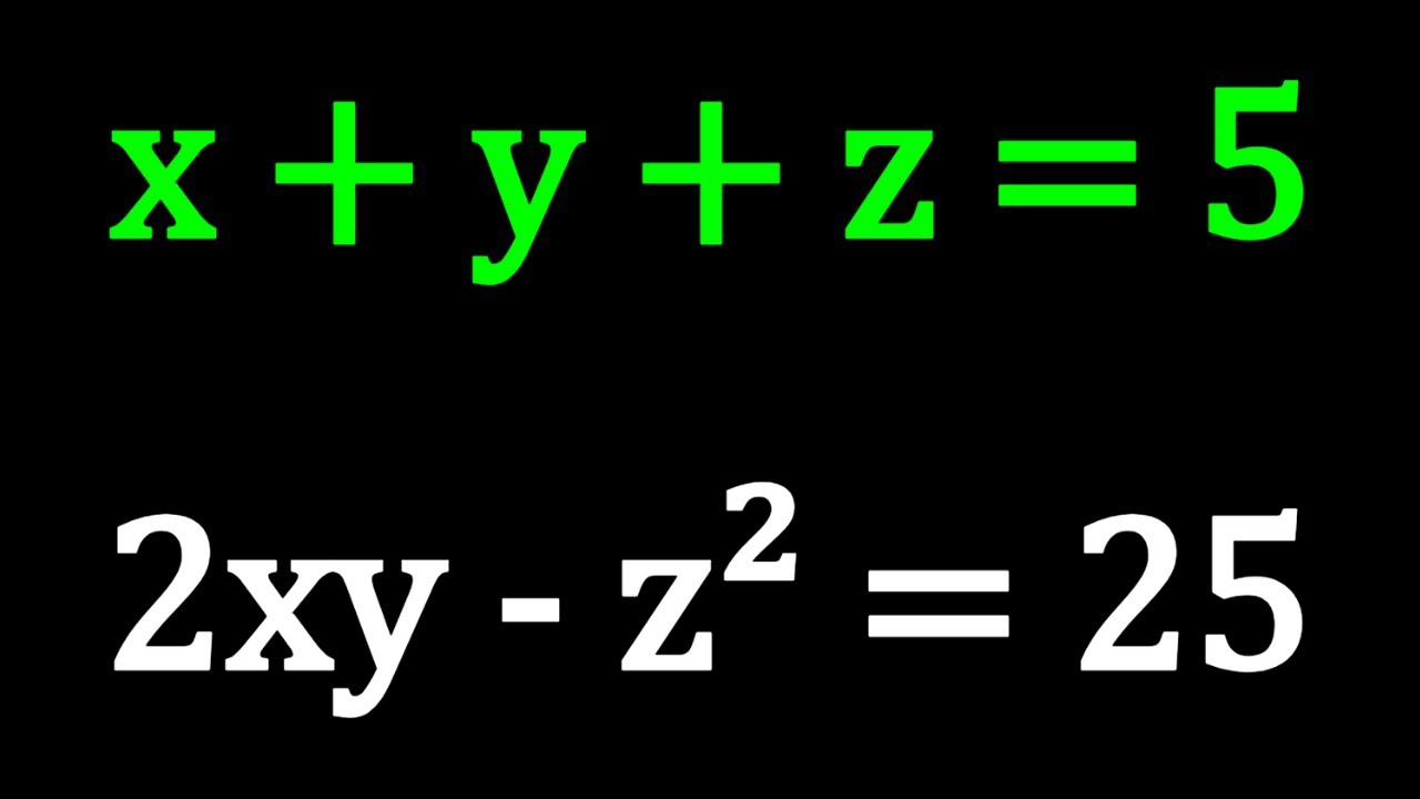 System of Equations Unlocked!