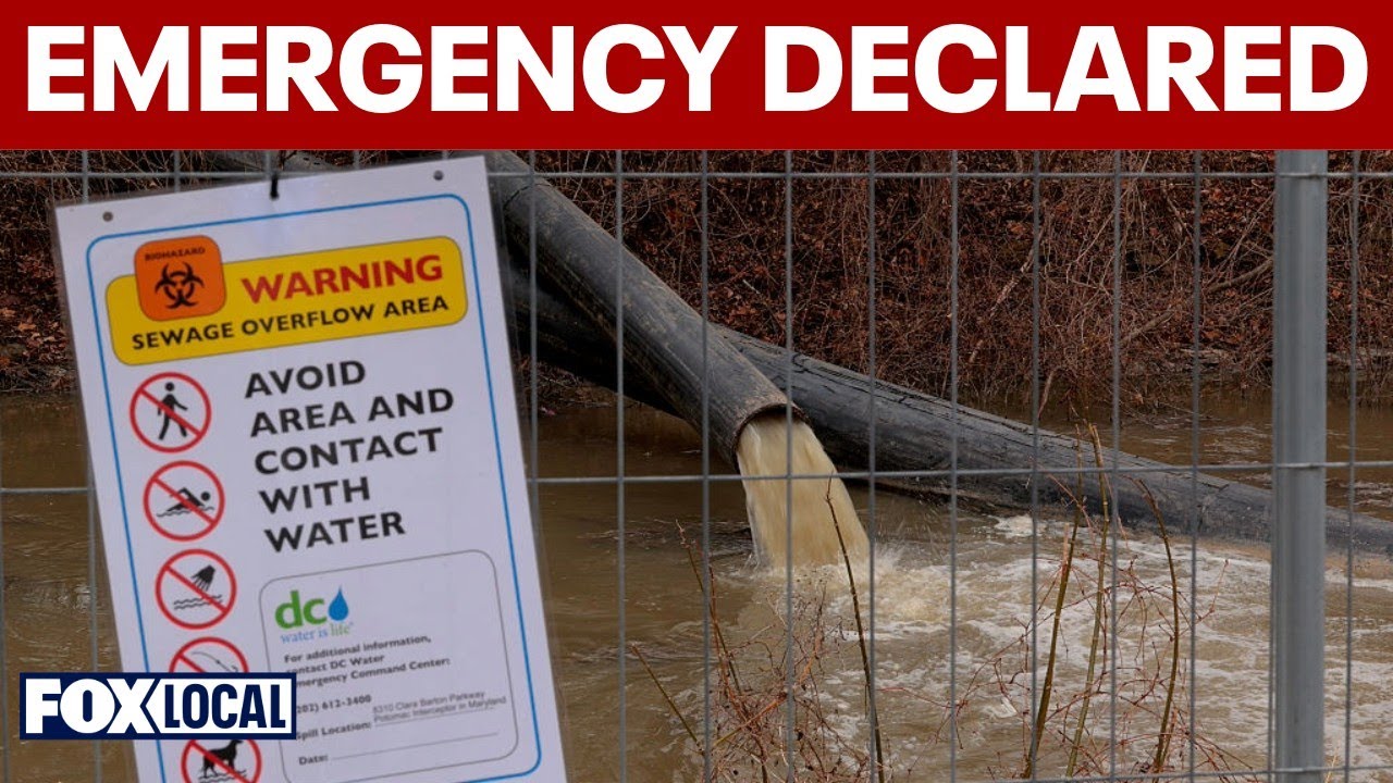 Bowser declares emergency, seeks FEMA support for Potomac sewage spill