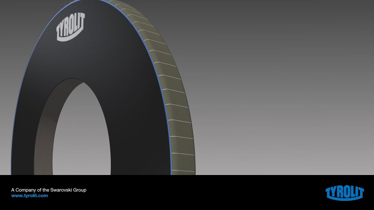 TYROLIT Genis Roll Star - Vitrified-bonded CBN tool for roll grinding in the steel industry