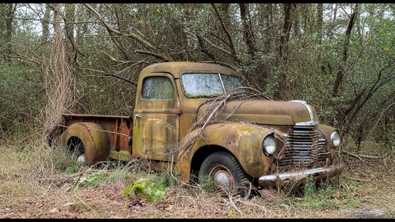I Bought an Abandoned 1946 International Truck Lost in the Woods for 50 Years