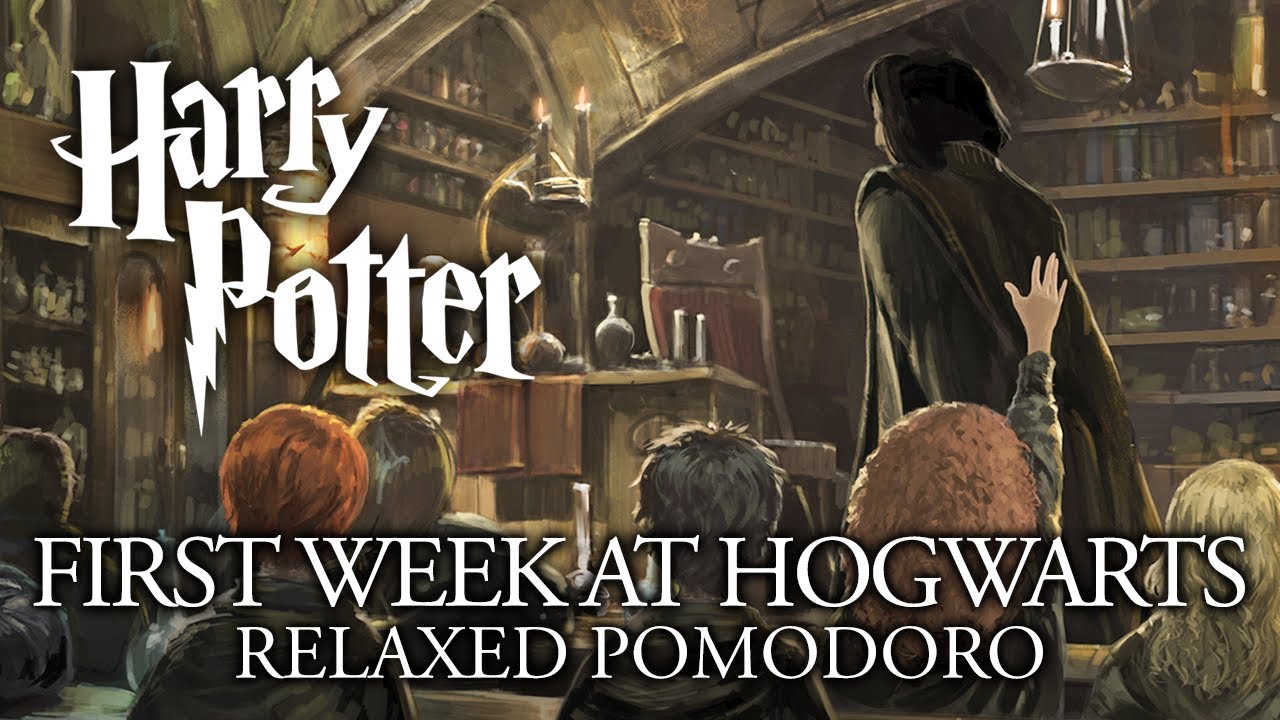 First Week Back at Hogwarts 🙌 2h Relaxed Harry Potter Pomodoro Study Session