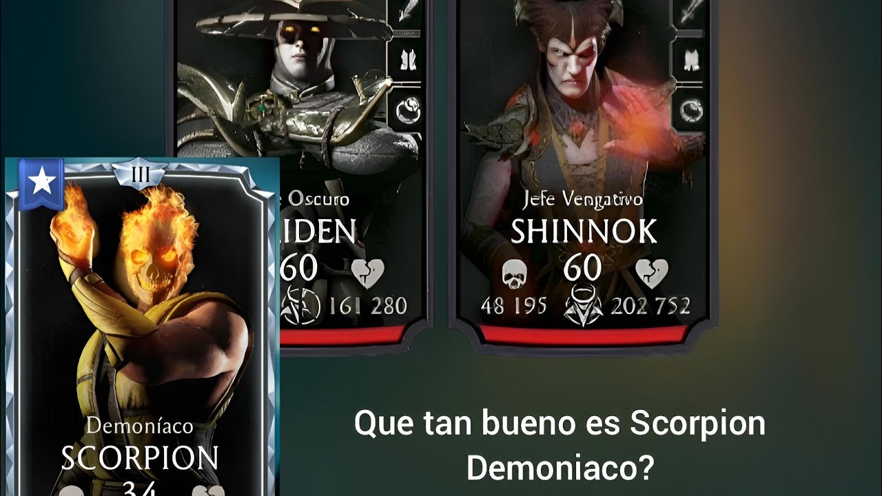 Que tan bueno es Scorpion demoniaco? / Batalla 20 torre del viento antiguo fatal 2da vuelta 