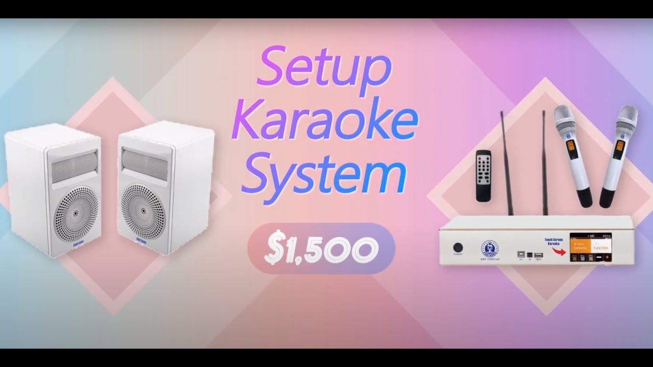 How To Set up Karaoke System with Ksp-1000ProW