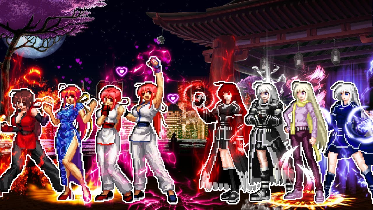 [Request] Kung Fu Girl Team [Vs] Zeroko Team [KOF MUGEN]