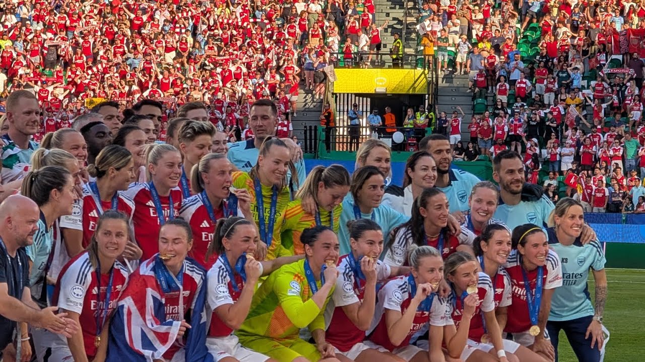 UWCL final pitchside scenes and more! Epic weekend. Arsenal winners 🏆