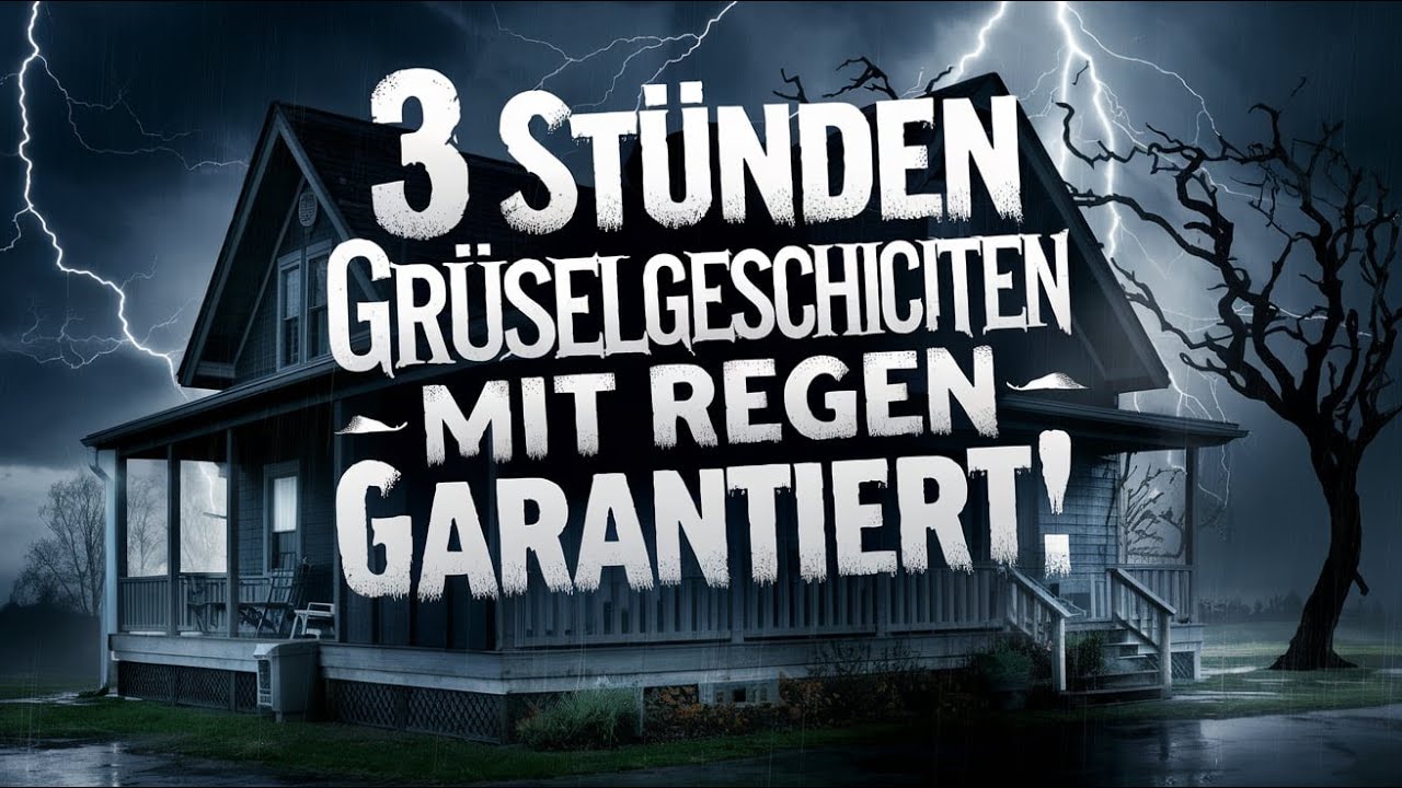 3 Stunden Gruselgeschichten mit Regen – Gänsehaut garantiert!