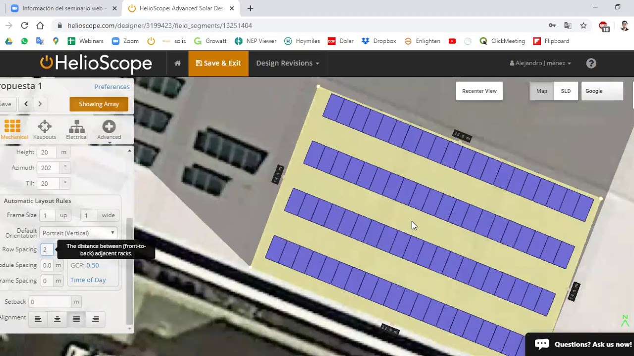 Cómo utililizar HelioScope para diseños fotovoltaicos