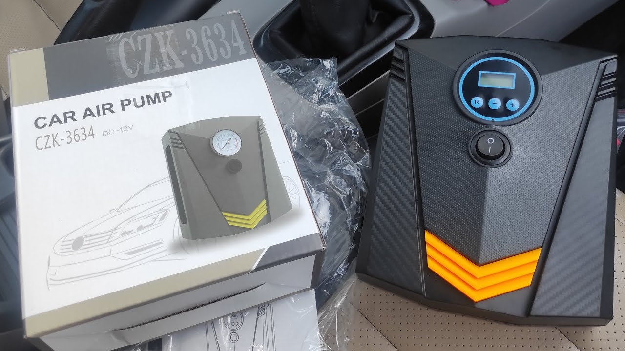Компрессор автомобильный с авто отключением CZK-3634